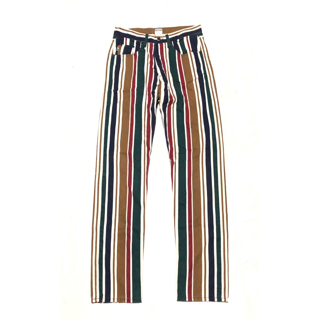 CELANA JEANS VINTAGE MOSCHINO SLIM SECOND ORIGINAL
