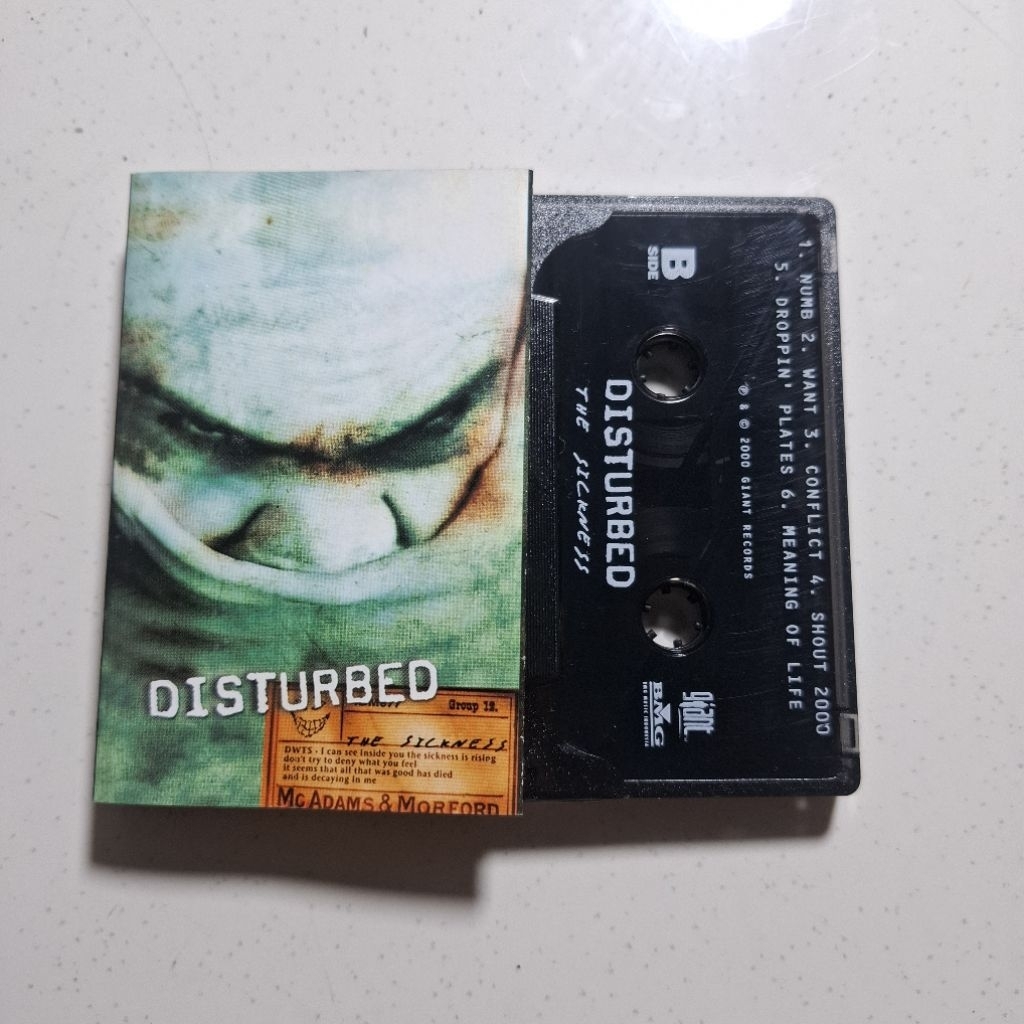 Kaset Pita Disturbed - The Sickness Second