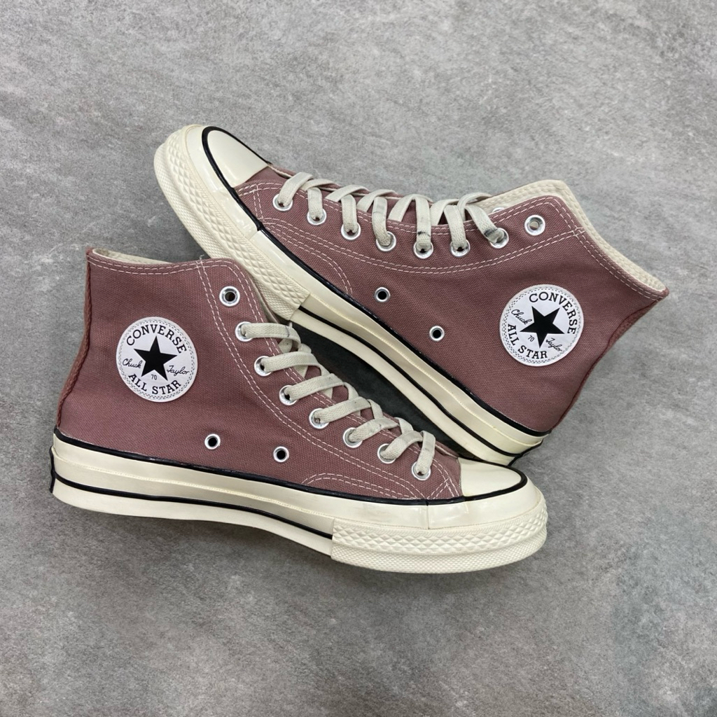 Rare Converse Chuck Taylor All Star 1970 70S High Saddle Brown Egret 2020 (168510C) Second Original