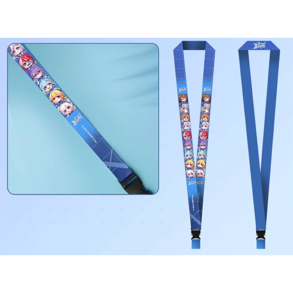 Hololive Indonesia - HoloID Lanyard Special 3rd Anniversary Cafe Edition (Exclusive Limited Merchand