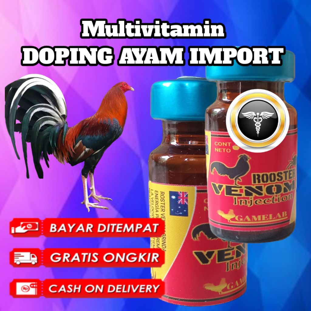 Obat Multistamina Doping Ayam Import ROOSTER VEMON super power ganas untuk ayam aduan taji pisau