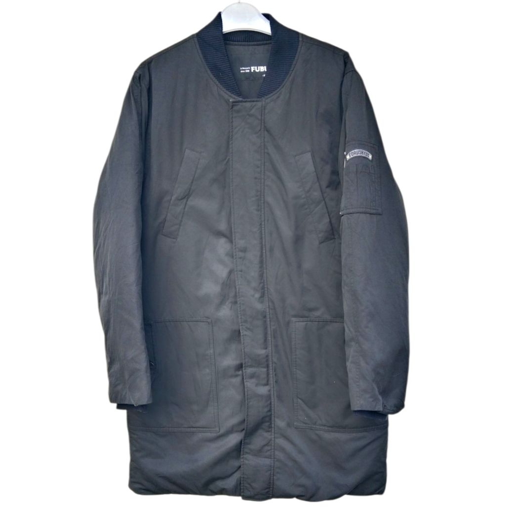JAKET BOMBER LONG FUBU BULANG size L fit XL(second)