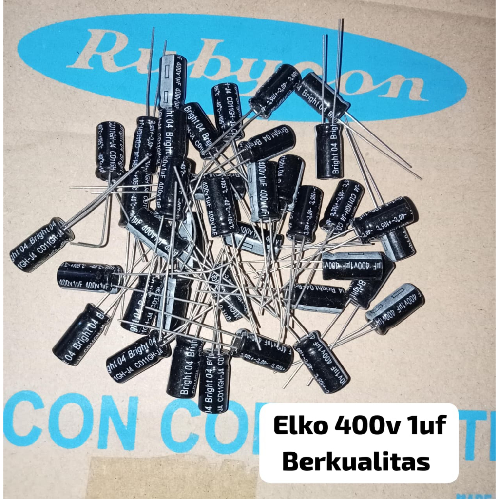 10Pcs Elko 400v 1uf Elco 1uf 400v Original