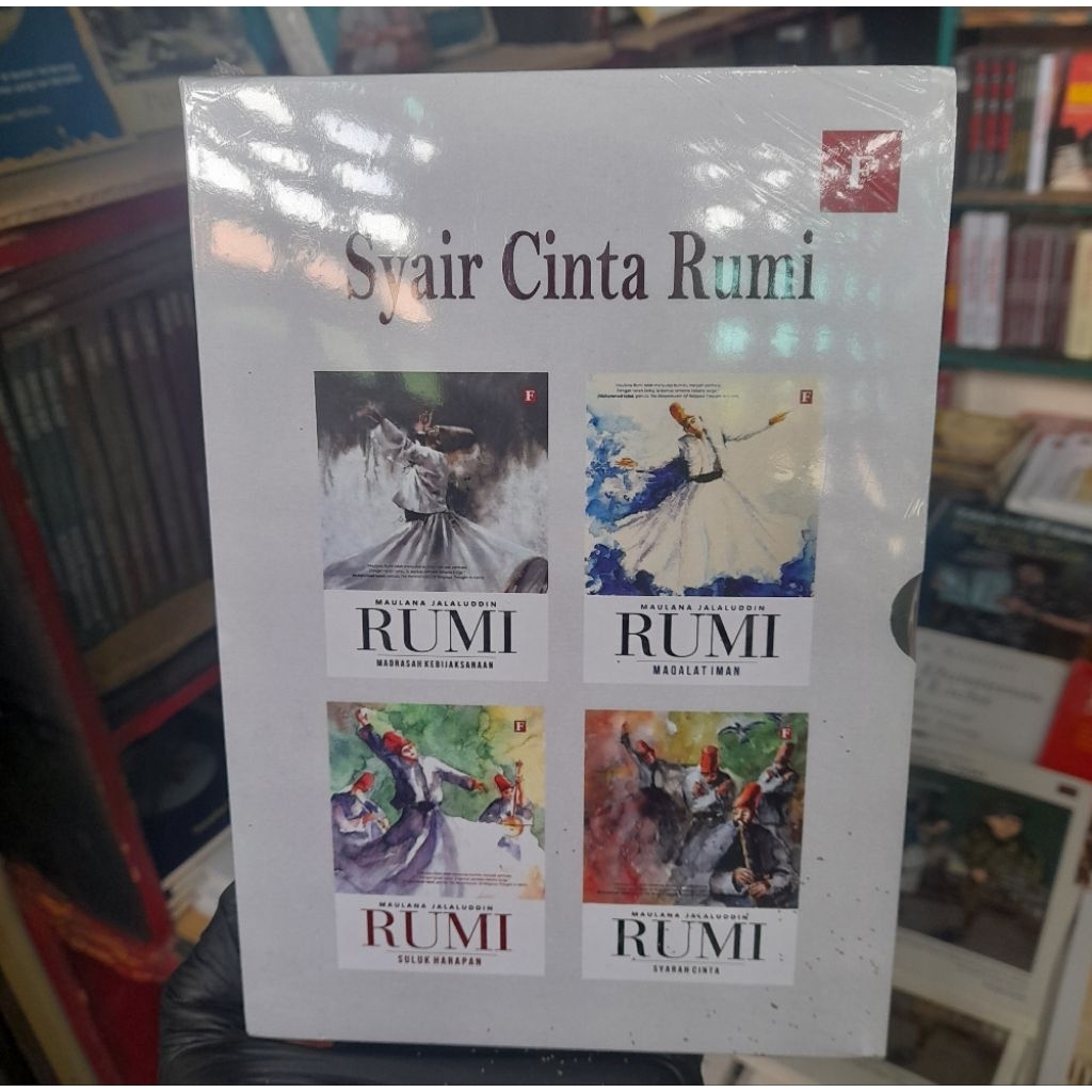 Buku Original Paket Buku Syair Cinta Rumi - Jalaluddin Rumi (4 Buku)