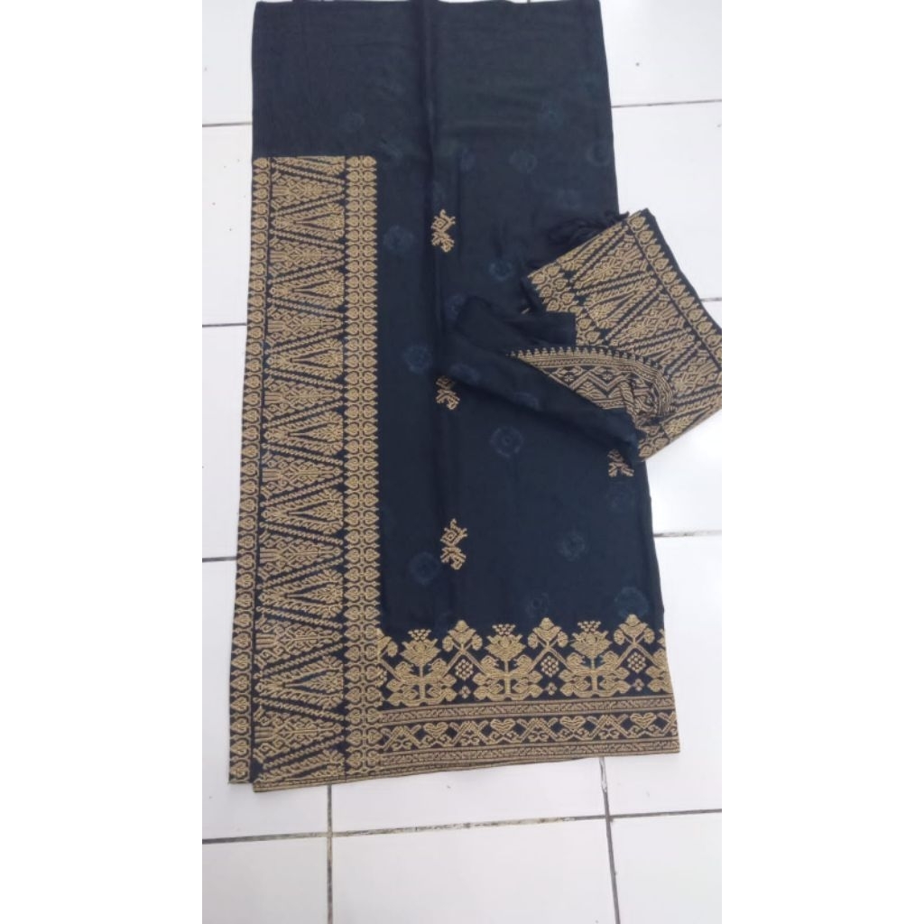 Kamen Set Setelan Couple Songket Bordir Endek Bali Premium