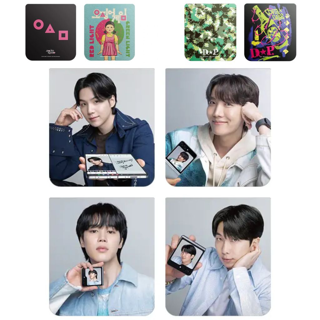 Samsung Galaxy Z Flip 5 6 BTS Squid Game DP Flipsuit Card Kartu Suit
