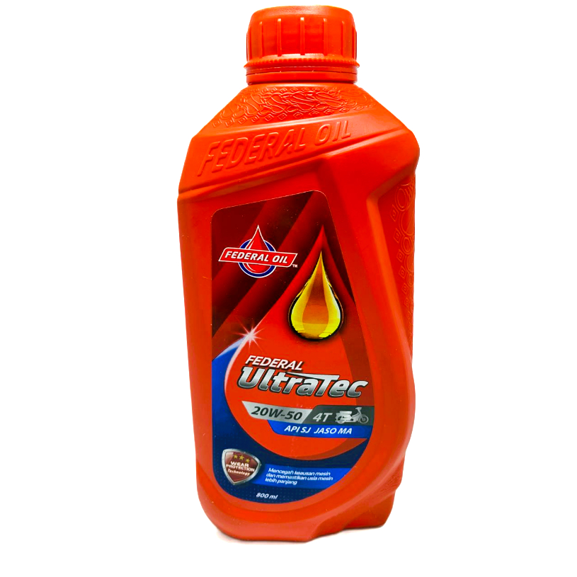 OLI FEDERAL ULTRATEC 0,8LITER / OLI ULTRATEC 0,8LITER OLI MESIN MOTOR FEDERAL ULTRATEC 800ML