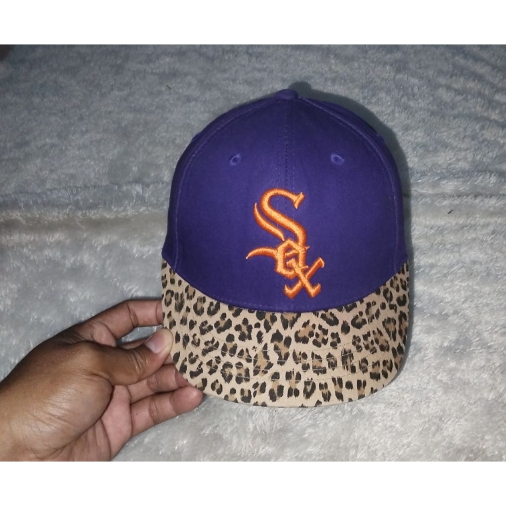 Topi MLB SOX Visor Pendek Size Free Second