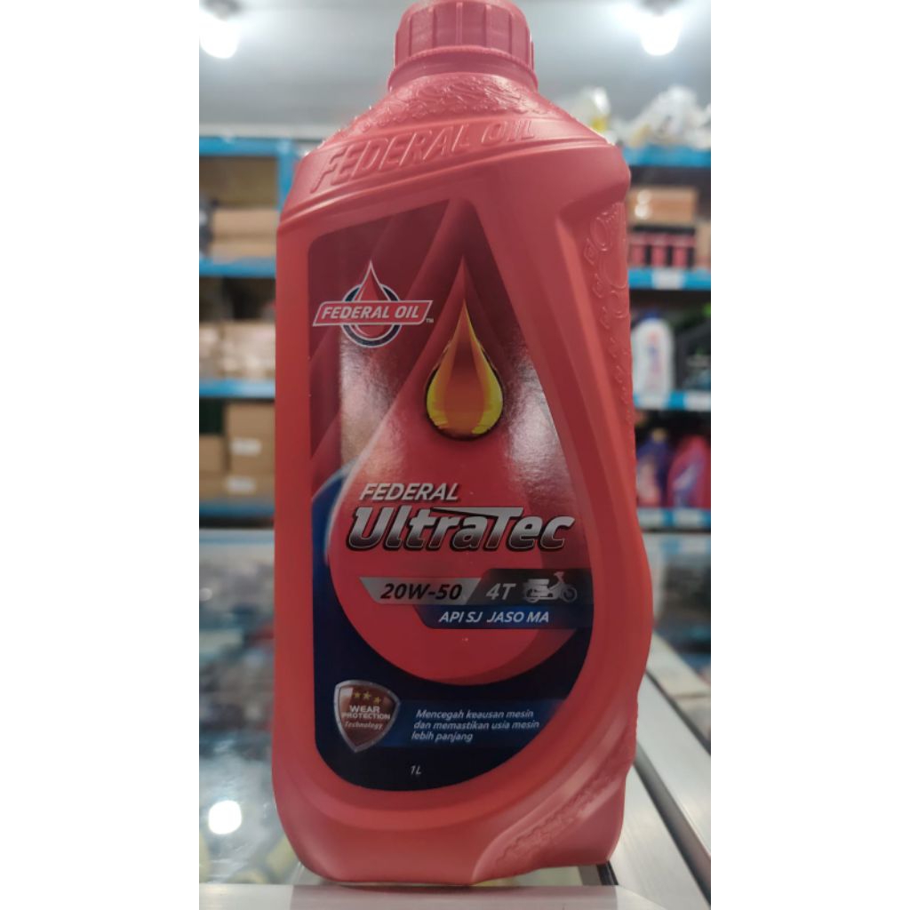 Oli Federal UltraTec 1000ml Oli Mesin Motor Sport MegaPro GL Vixion