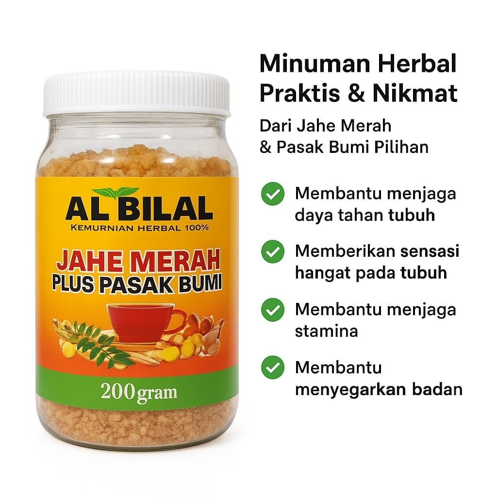 Jahe Merah Plus Pasak Bumi - Minuman Tradisional