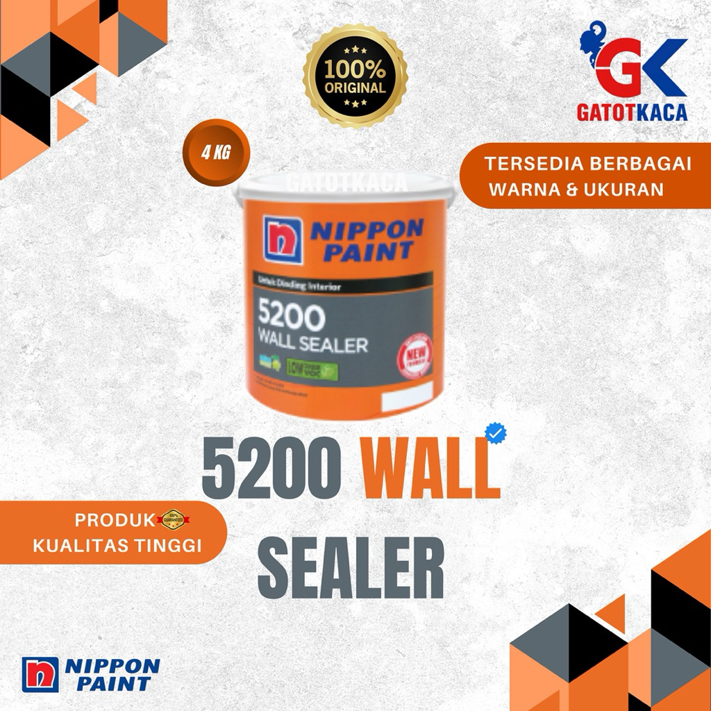 5200 wall sealer nippon paint 100% original