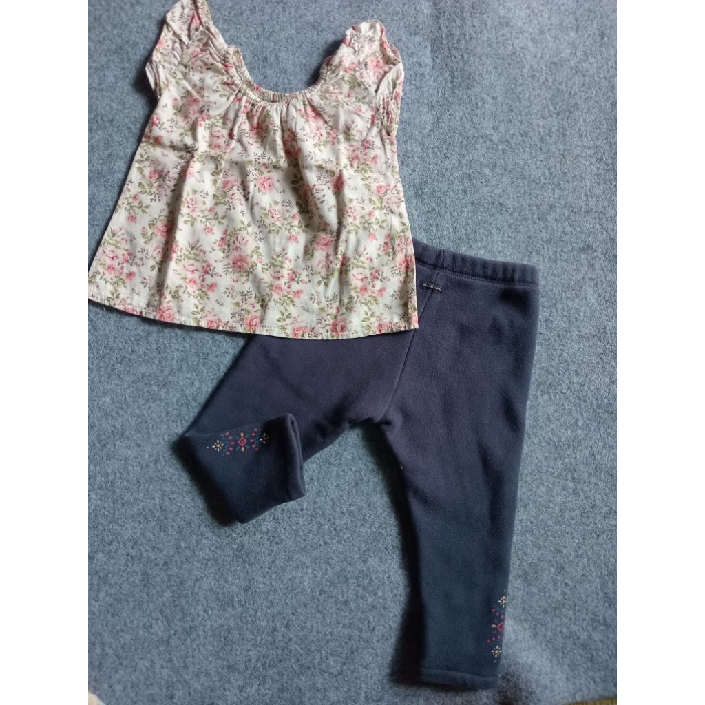 Preloved -Set legging minkmui