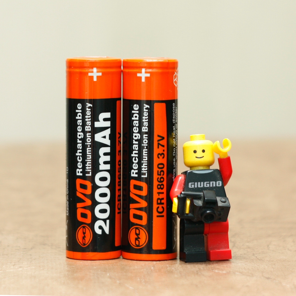 Baterai ICR 18650 Ovo rechargeable lithium ion battery batre ICR18650 3.7v