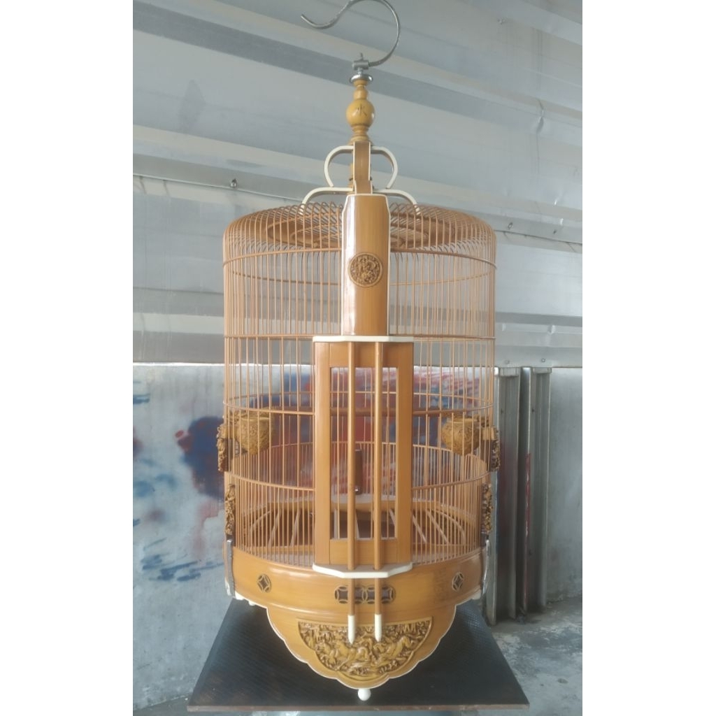 sangkar kandang untuk burung anis / wambi motif macan