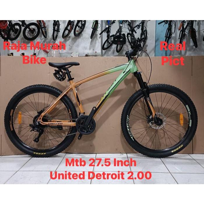 Sepeda Gunung MTB united detroit 2.0 27,5 Inch Hidrolik Alloy Sepeda MTB Element United detroit 2.0