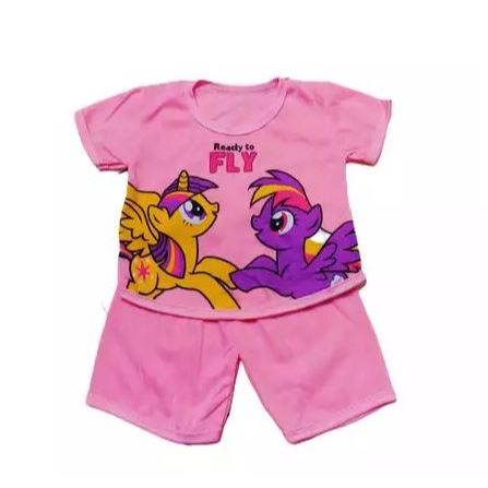 OKHI - Baju anak - pakaian bayi perempuan 0-12 bulan Motif Unicron DVD