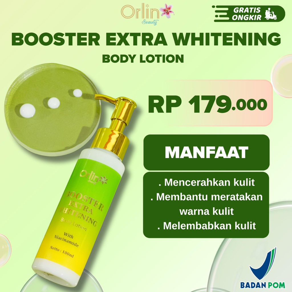 ORLIN BEAUTY BOOSTER EXTRA WHITENING BODY LOTION / HB ORLIN / HB BOOSTER ORLIN