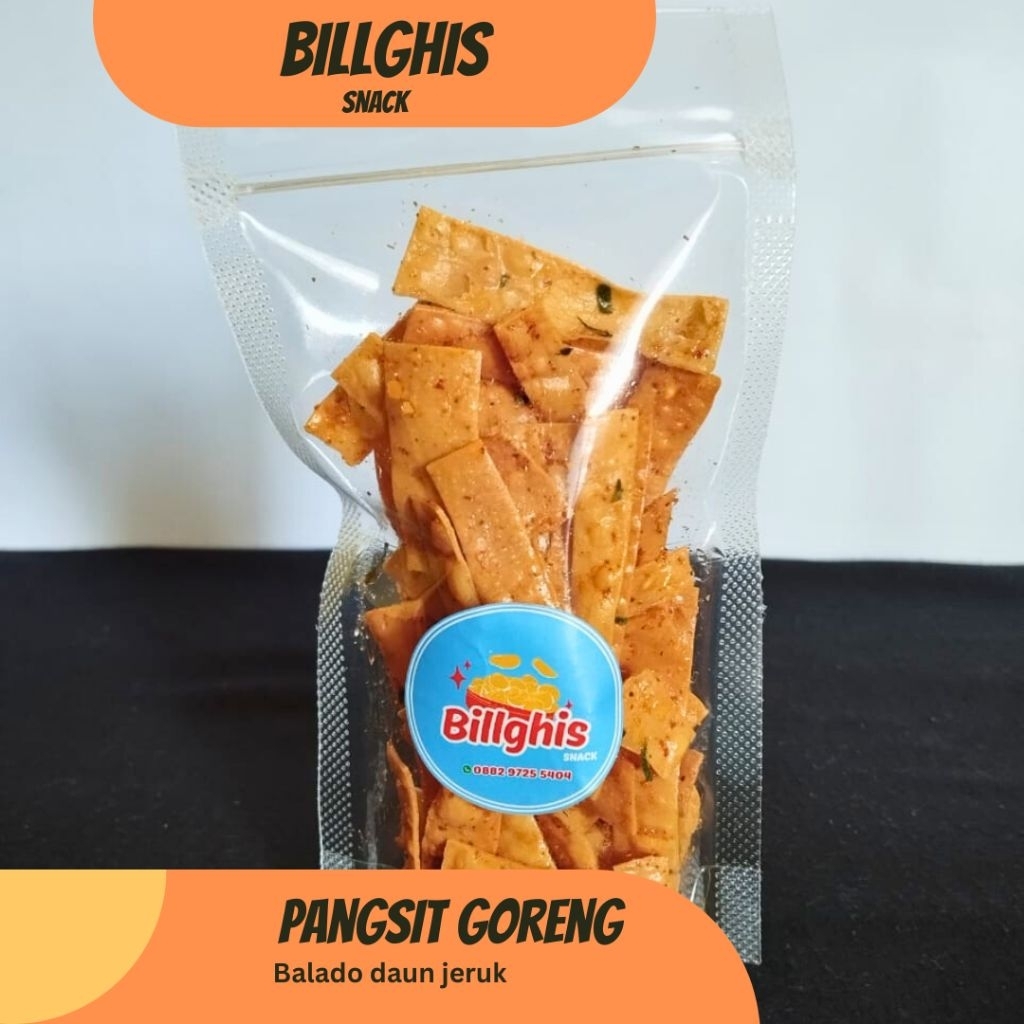 Pangsit goreng balado kulit jeruk