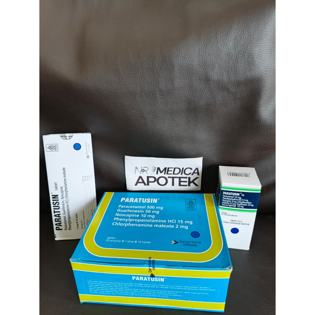 PARATUSIN TABLET (10 tablet) / PARATUSIN SYRUP (60ml)