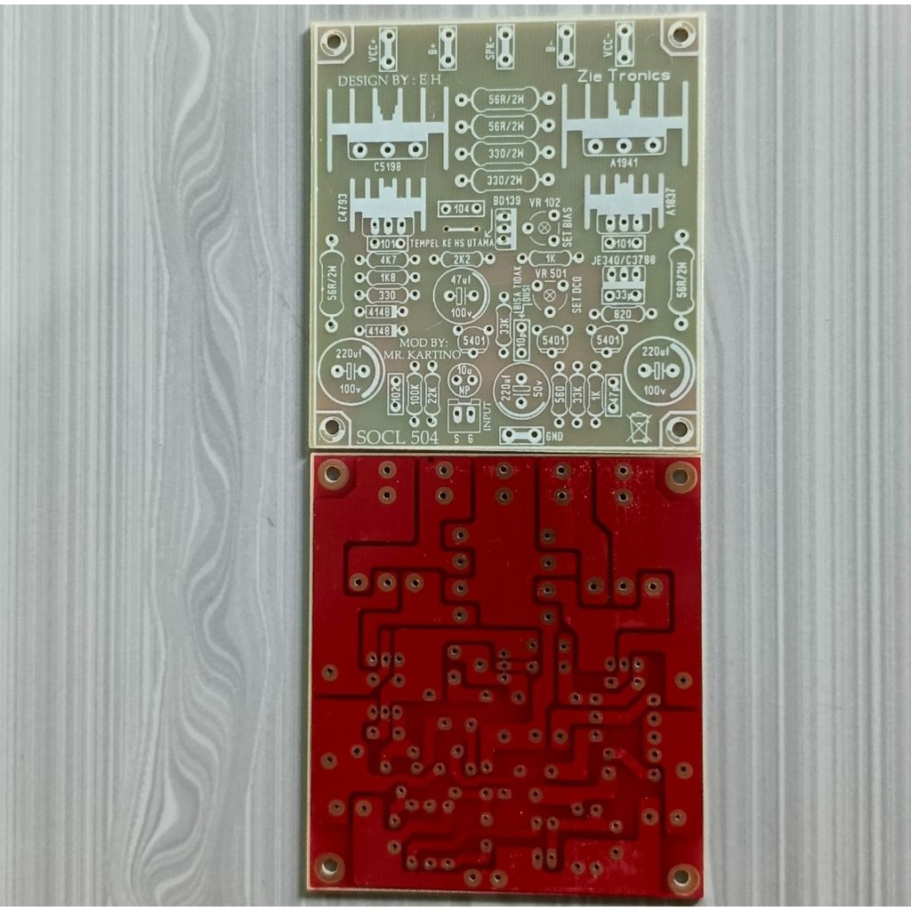 PCB SOCL 504 MOD KARTINO FIBER FR4