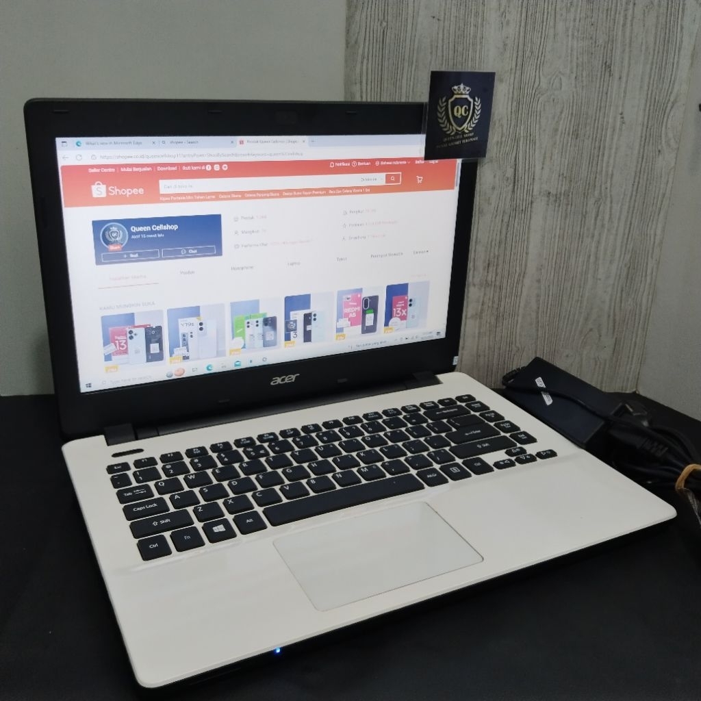 LAPTOP ACER ASPIRE E5-471 CORE i3 4005U 8GB 12GB 14INCH SECOND BERGARANSI