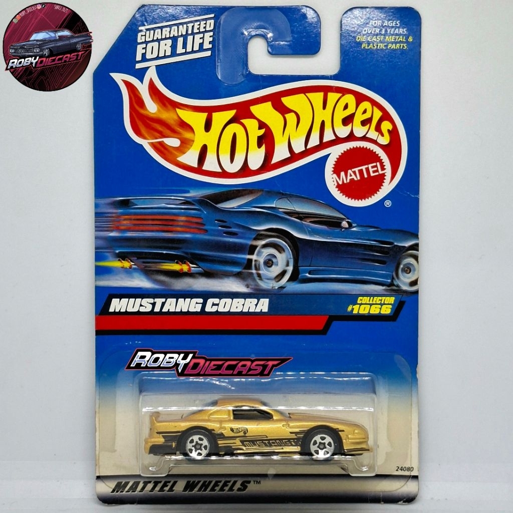 Hot Wheels Mustang Cobra Gold Collector #1066