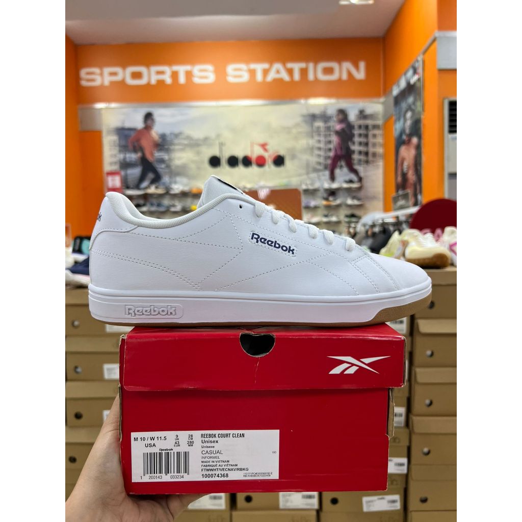 Reebok Court Clean White Casual 100074368 Men Shoes Original