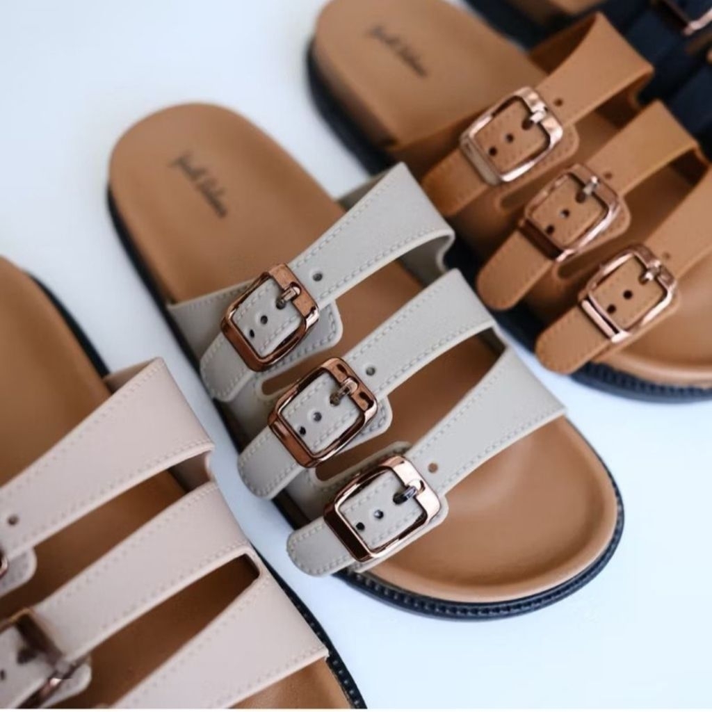 Jual Sandal Selop Flat Sandal Jelly Teplek Wanita