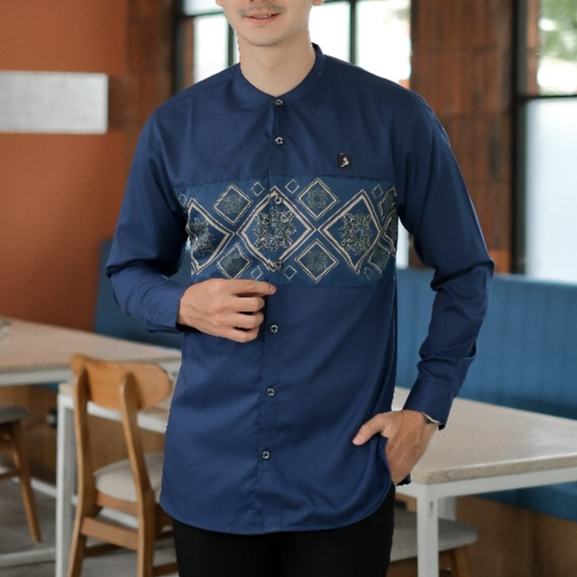 Alanza - Kurta Fawwaz Long Sleve - Navy