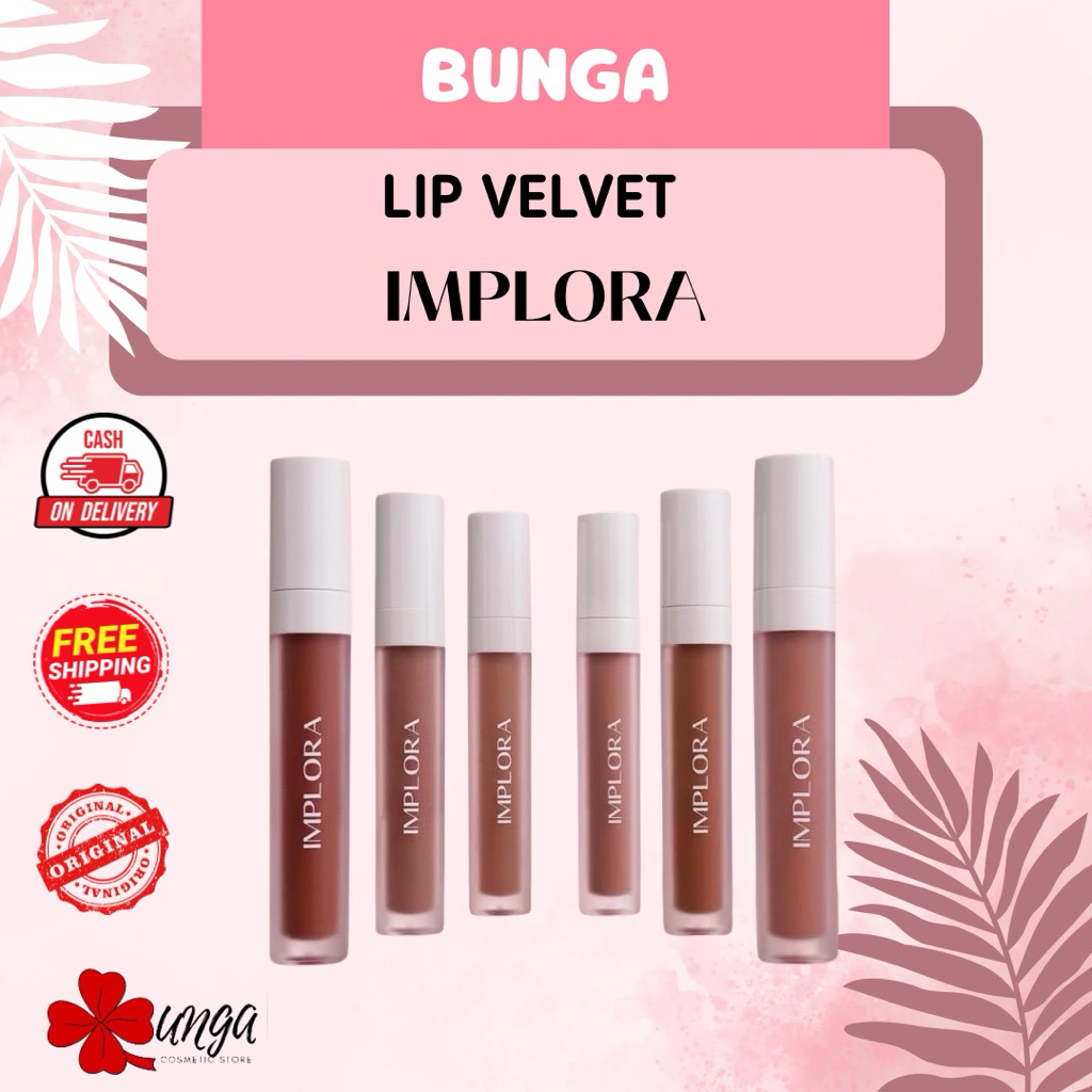 BUNGA - Implora Velvet Matte Lip Cream / Lip Cream Implora Velvet Matte / Lip Velvet Implora