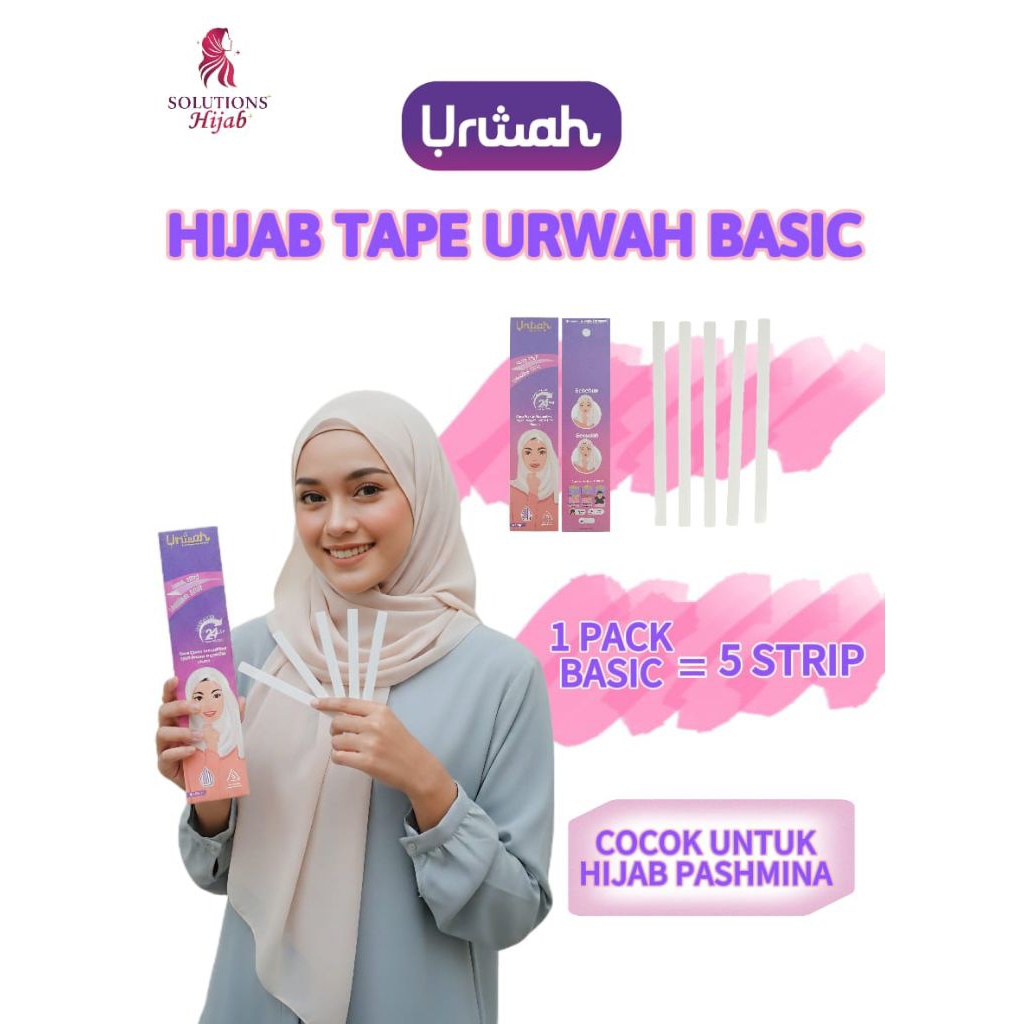 SOLUSI HIJAB - Hijab Shaper Tape URWAH - BASIC | Hijab Tegak Paripurna