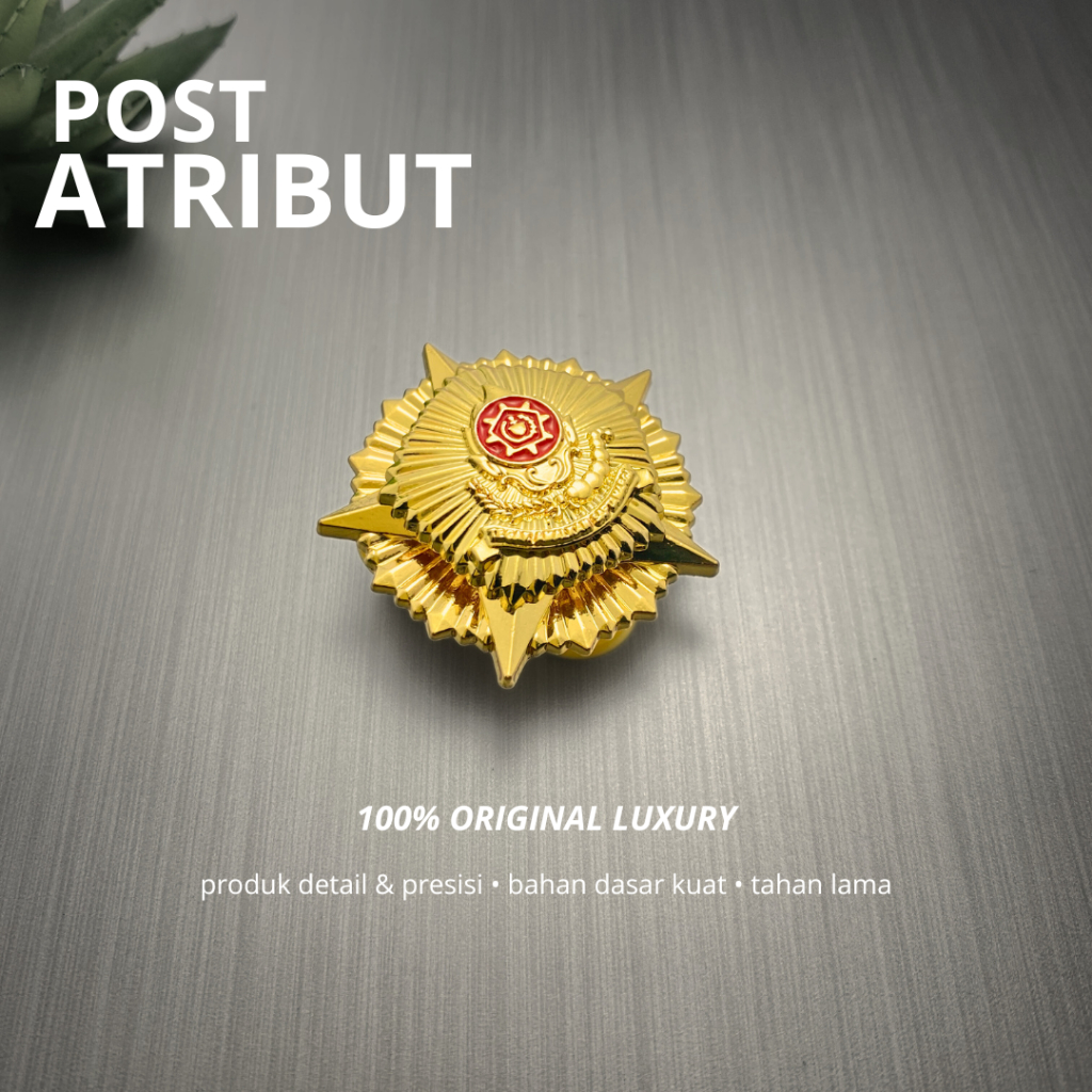 100% LUXURY Pin Sesko TNI AU / Pin Sesko TNI AU Luxury / Sesko TNI/ Brevet Luxury / Seskoau / TNI / 