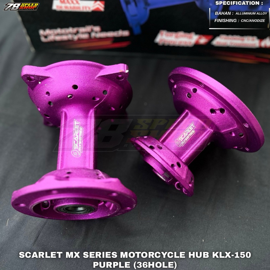 TROMOL HUB TROMOL SET KLX 150 TROMOL SUPERMOTO  KLX 150 TROMOL CNC SCARLET MX SERIES TROMOL JARI JAR