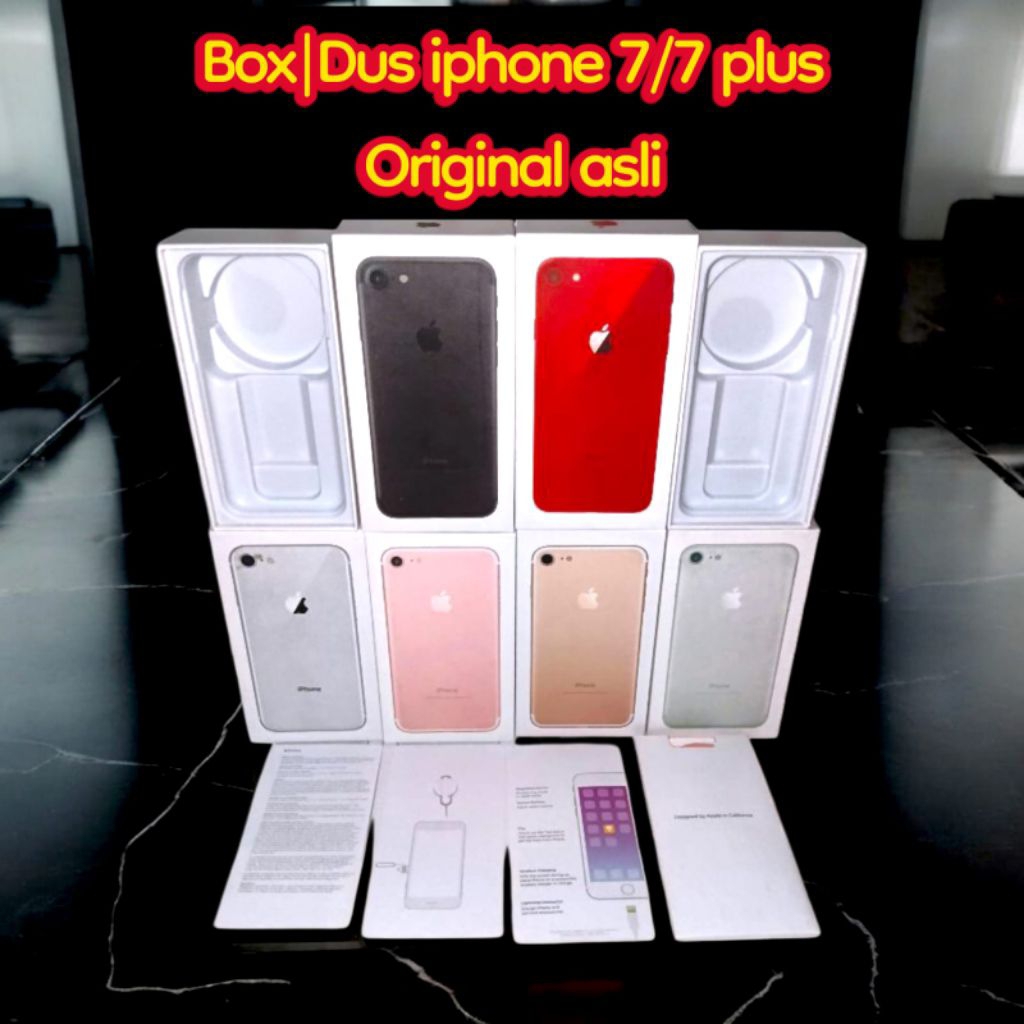 BOK KOTAK HP IPHONE 7/7+ || 8/8+ BOX ORIGINAL