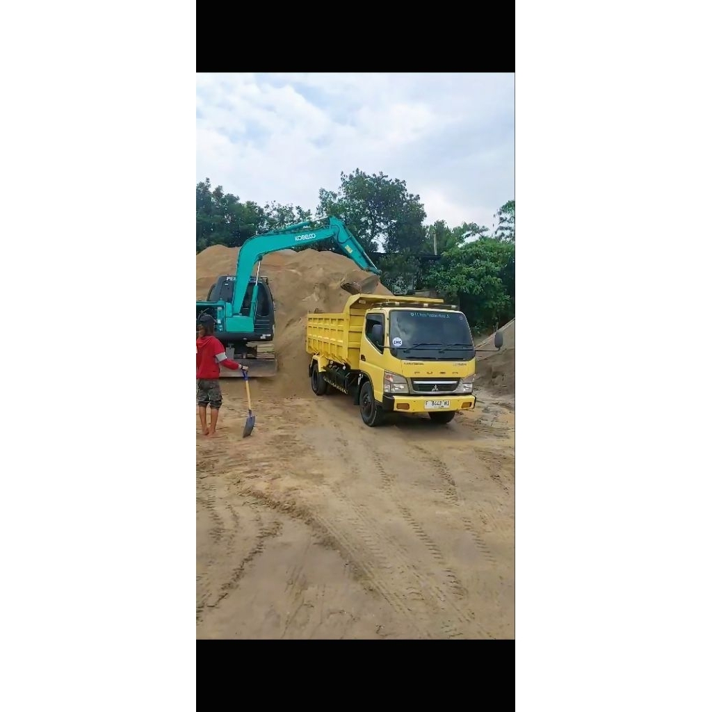 1 Truk pasir pasang/plester