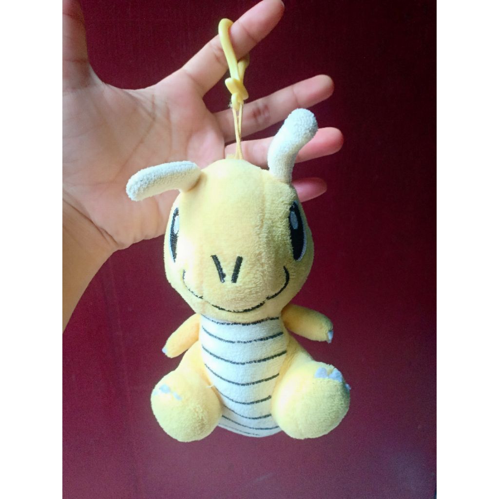 Dragonite pokemon center plush keychain