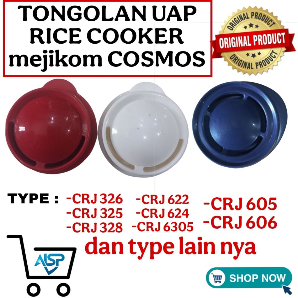 Tutup Tongolan Uap Mejikom Original Cosmos Magicom