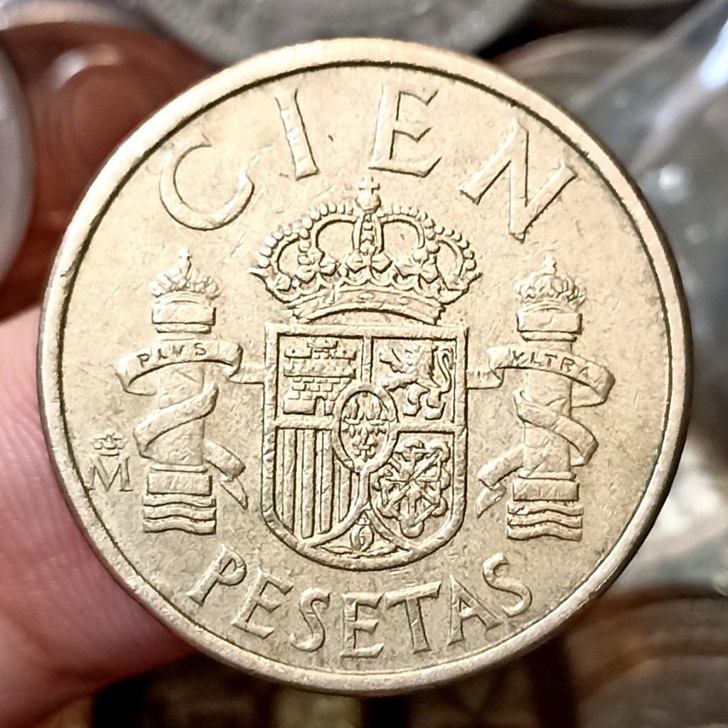 Koin Kuno Spanyol 10 Pesetas - Juan Carlos I