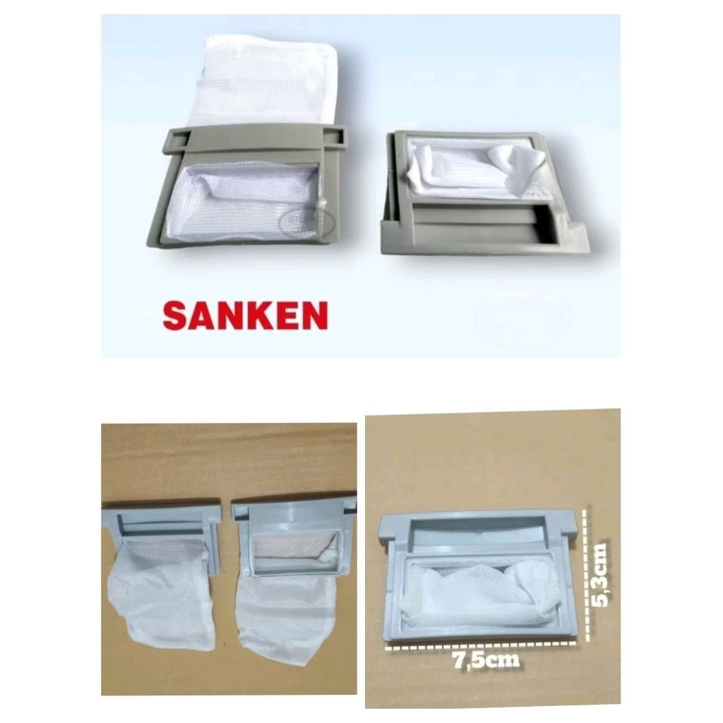saringan filter air mesin cuci Sanken