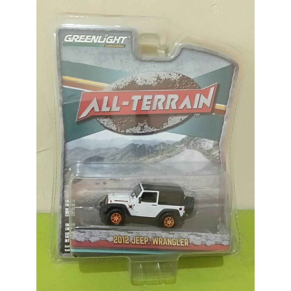 Diecast 1:64 Greenlight Jeep Wrangler Putih