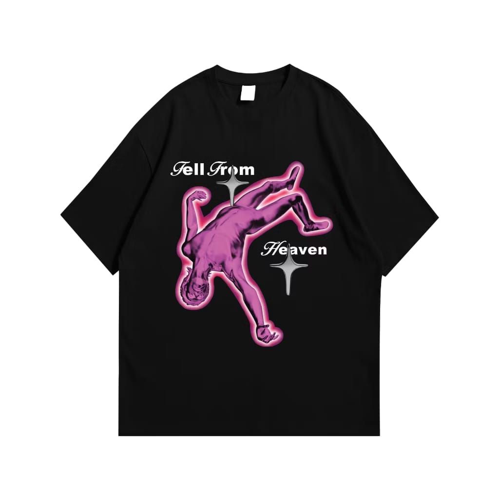 T-Shirt Blue Electric Genesis - Fallen Angel - KAOS DISTRO