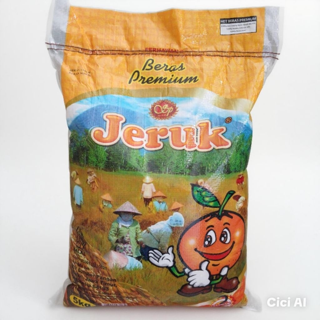Beras Premium Cap Jeruk 5kg 10kg