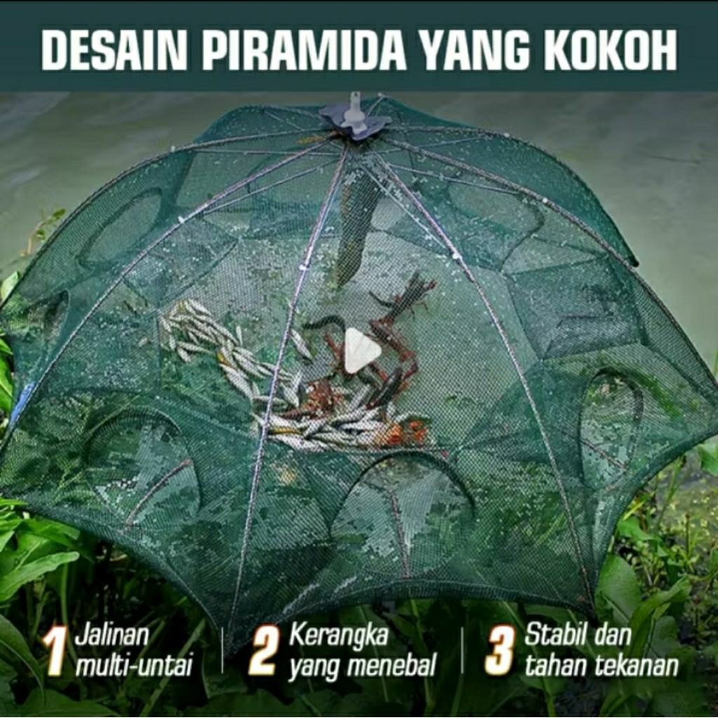 bubu payung 8 lubang tebal dan kuat
