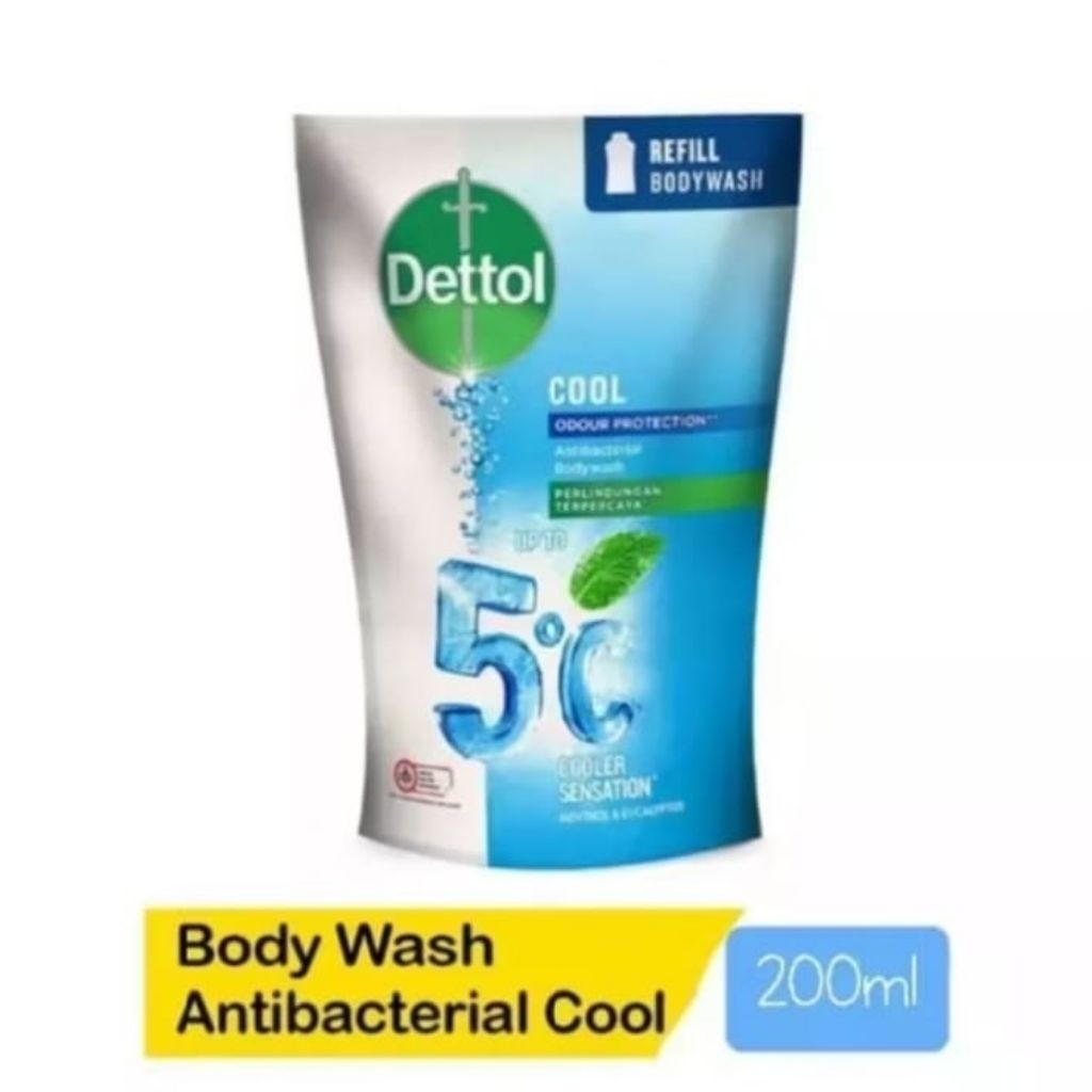 Dettol Cool Bodywash 200gr / 200ml - Sabun Mandi Cair