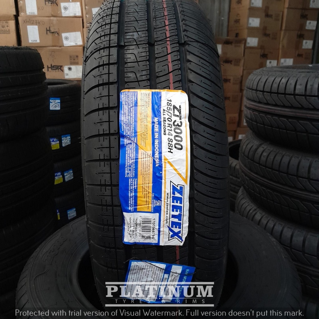 BAN MOBIL ZEETEX ZT 3000 185 70 R14 THN 2024 II 185/70 R14 ZEETEX STD AVANZA XENIA