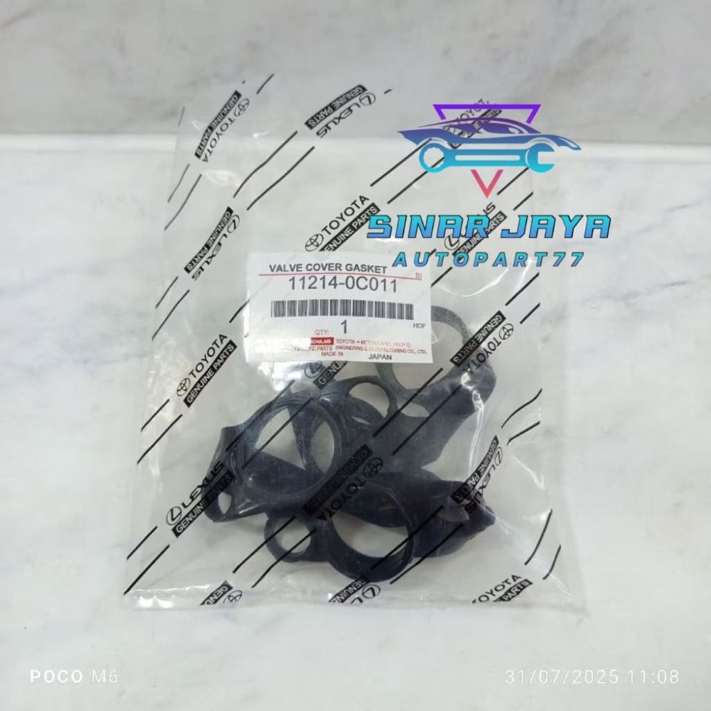 SEAL BUSI / ORING BUSI TOYOTA INNOVA, HILUX, FORTUNER BENSIN