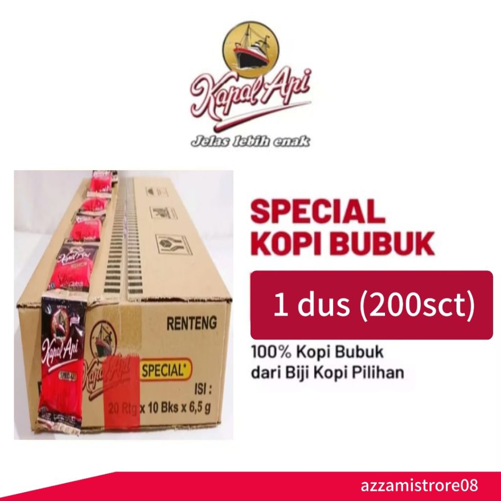 Kopi Kapal Api mini sachet 6gr 1 dus(200 $ct)