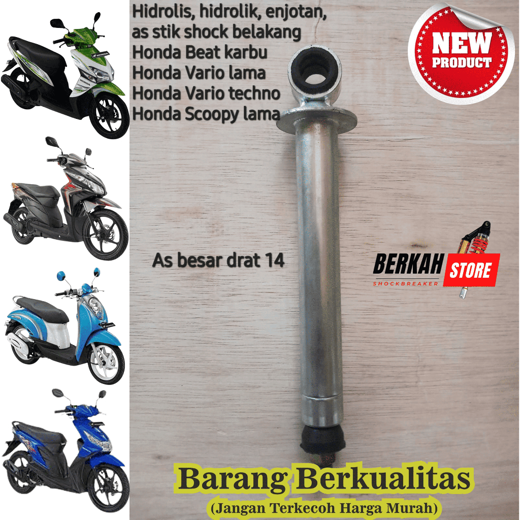 As shock belakang Beat Karbu, Vario Karbu, Vario 110 Techno, Scoopy karbu
