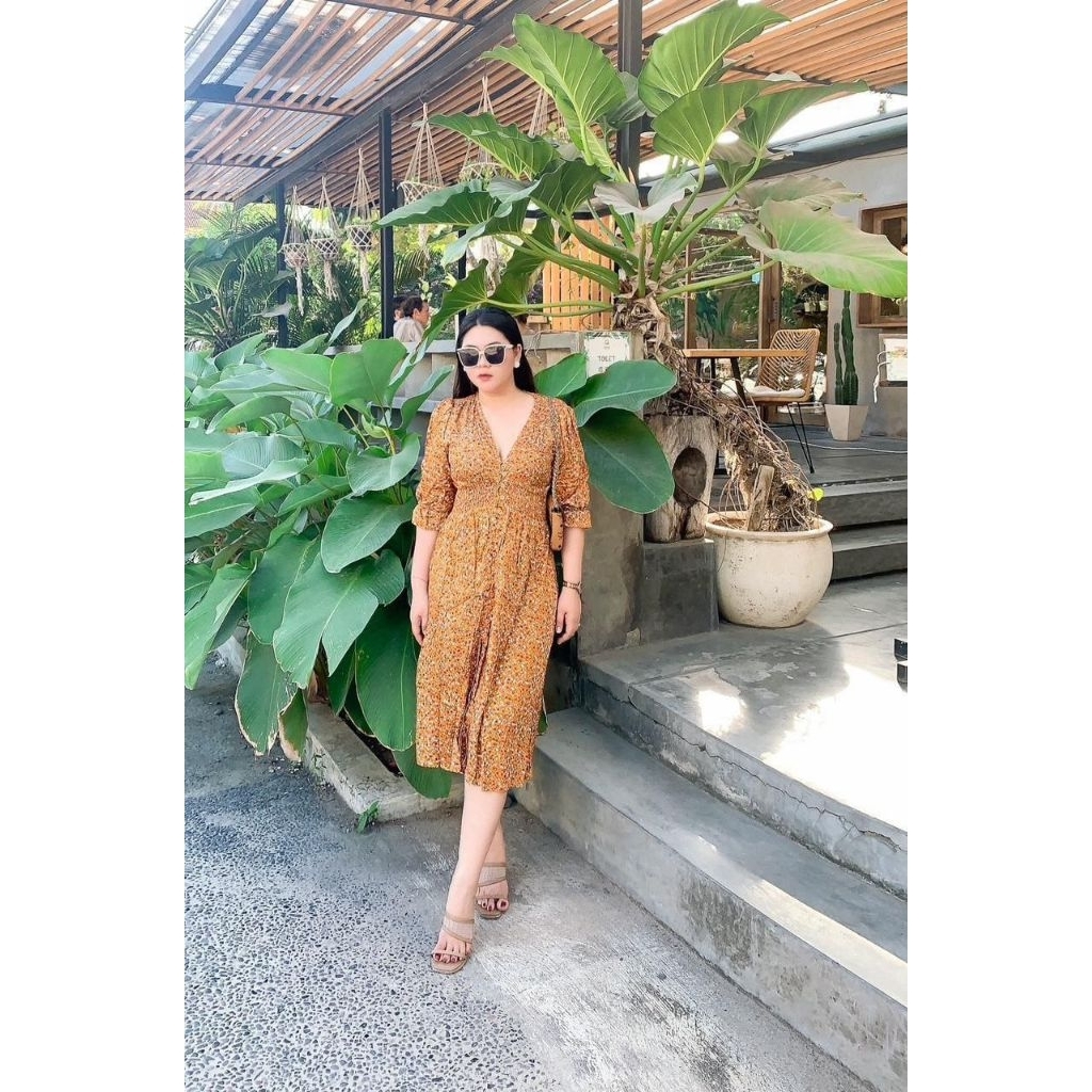 Blyseeclothing | Riana Dress | Midi Dress Busui Friendly