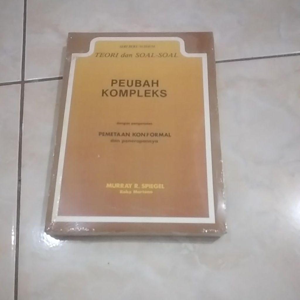 SERI BUKU SCHAUM.TEORI DAN SOAL-SOAL. PEUBAH KOMPLEKS..MURRAY R.DPIEGEL